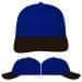 USA Made Royal Blue-Black Unstructured "Dad" Cap