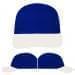 USA Made Royal Blue-White Unstructured "Dad" Cap