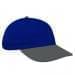 Royal Blue Unstructured "Dad"-Light Gray Button, Visor