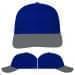 USA Made Royal Blue-Light Gray Unstructured "Dad" Cap