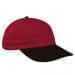 Red Unstructured "Dad"-Black Button, Visor