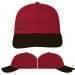 USA Made Red-Black Unstructured "Dad" Cap