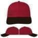 USA Made Red-Black Unstructured "Dad" Cap