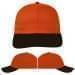 USA Made Orange-Black Unstructured "Dad" Cap