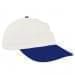 White Unstructured "Dad"-Royal Blue Button, Visor