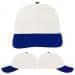 USA Made White-Royal Blue Unstructured "Dad" Cap