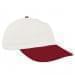 White Unstructured "Dad"-Red Button, Visor
