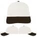 USA Made White-Black Unstructured "Dad" Cap