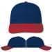 USA Made Navy-Red Unstructured "Dad" Cap
