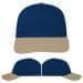 USA Made Navy-Khaki Unstructured "Dad" Cap