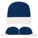 USA Made Navy-White Unstructured "Dad" Cap