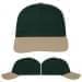USA Made Hunter Green-Khaki Unstructured "Dad" Cap
