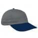 Light Gray Unstructured "Dad"-Navy Button, Visor