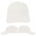 USA Made White Unstructured "Dad" Cap
