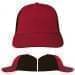 USA Made Red-Black Unstructured "Dad" Cap