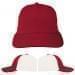 USA Made Red-White Unstructured "Dad" Cap