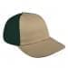 Khaki Unstructured "Dad"-Hunter Green Back Half