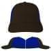 USA Made Black-Royal Blue Unstructured "Dad" Cap
