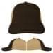 USA Made Black-Khaki Unstructured "Dad" Cap