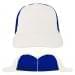 USA Made White-Royal Blue Unstructured "Dad" Cap