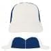 USA Made White-Navy Unstructured "Dad" Cap