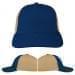 USA Made Navy-Khaki Unstructured "Dad" Cap