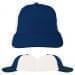USA Made Navy-White Unstructured "Dad" Cap