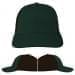 USA Made Hunter Green-Black Unstructured "Dad" Cap