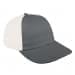 Light Gray Unstructured "Dad"-White Back Half