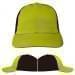 USA Made Safety Green-Black Unstructured "Dad" Cap