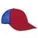 Red Unstructured "Dad"-Royal Blue Back Half