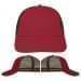 USA Made Red-Black Unstructured "Dad" Cap
