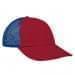 Red Unstructured "Dad"-Navy Back Half