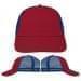 USA Made Red-Navy Unstructured "Dad" Cap