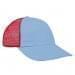Light Blue Unstructured "Dad"-Red Back Half