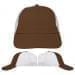 USA Made Brown-White Unstructured "Dad" Cap