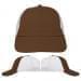 USA Made Brown-White Unstructured "Dad" Cap
