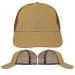 Khaki-Brown Meshback Snapback Dad Cap, Virtual Image