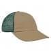Khaki Unstructured "Dad"-Hunter Green Back Half