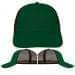 Kelly Green-Black Meshback Velcro Dad Cap, Virtual Image
