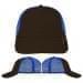 USA Made Black-Royal Blue Unstructured "Dad" Cap