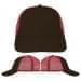 USA Made Black-Red Unstructured "Dad" Cap