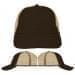 USA Made Black-Khaki Unstructured "Dad" Cap