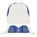 USA Made White-Royal Blue Unstructured "Dad" Cap