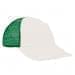 White Unstructured "Dad"-Kelly Green Back Half