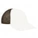 White Unstructured "Dad"-Black Back Half