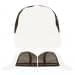 USA Made White-Black Unstructured "Dad" Cap