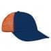 Navy Unstructured "Dad"-Orange Back Half