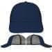 Navy-Dark Gray Meshback Snapback Dad Cap, Virtual Image
