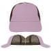USA Made Pink-Black Unstructured "Dad" Cap